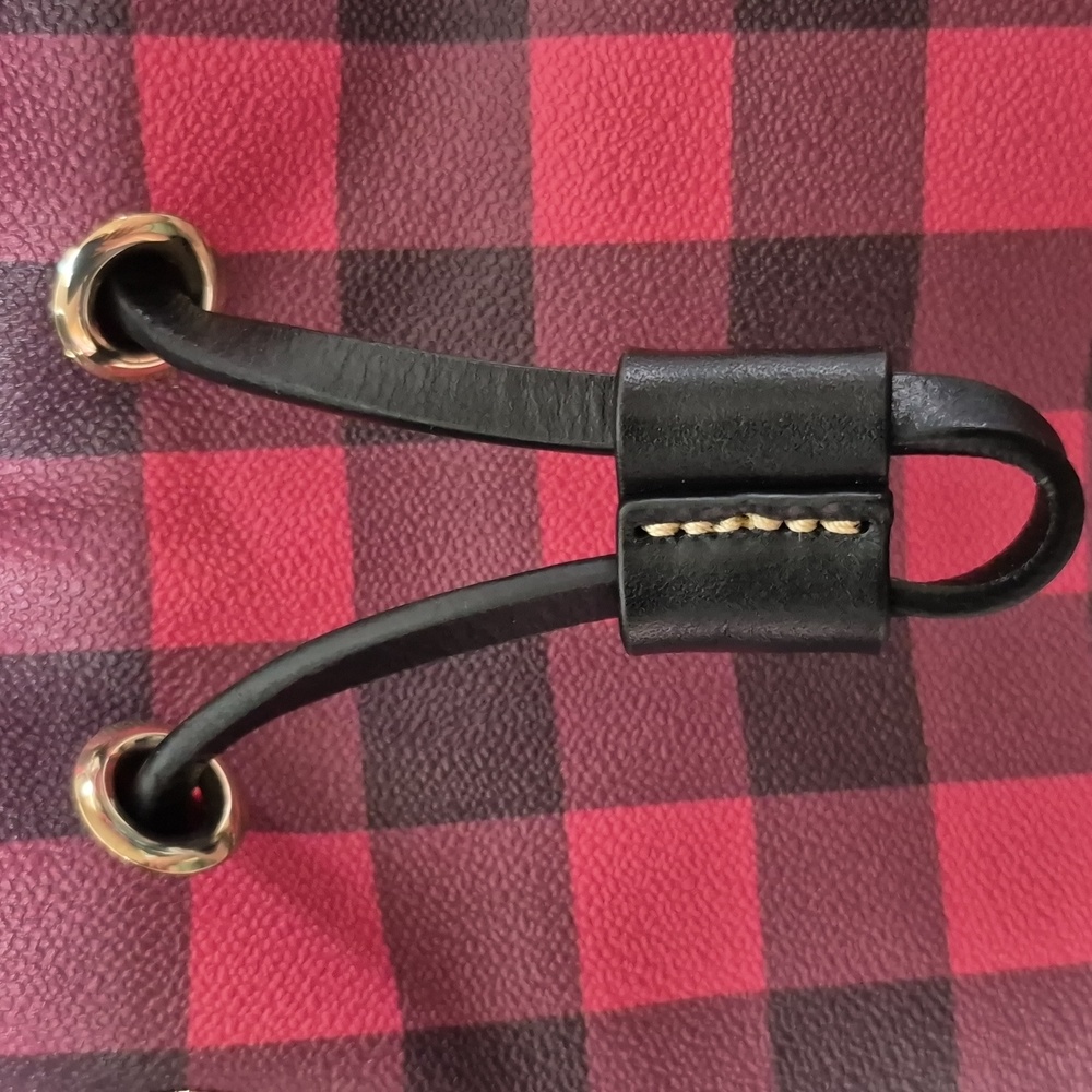 Dooney & Bourke Buffalo Plaid Tucker Drawstring Crossbody Bag, New W Tags - Picture 14 of 17